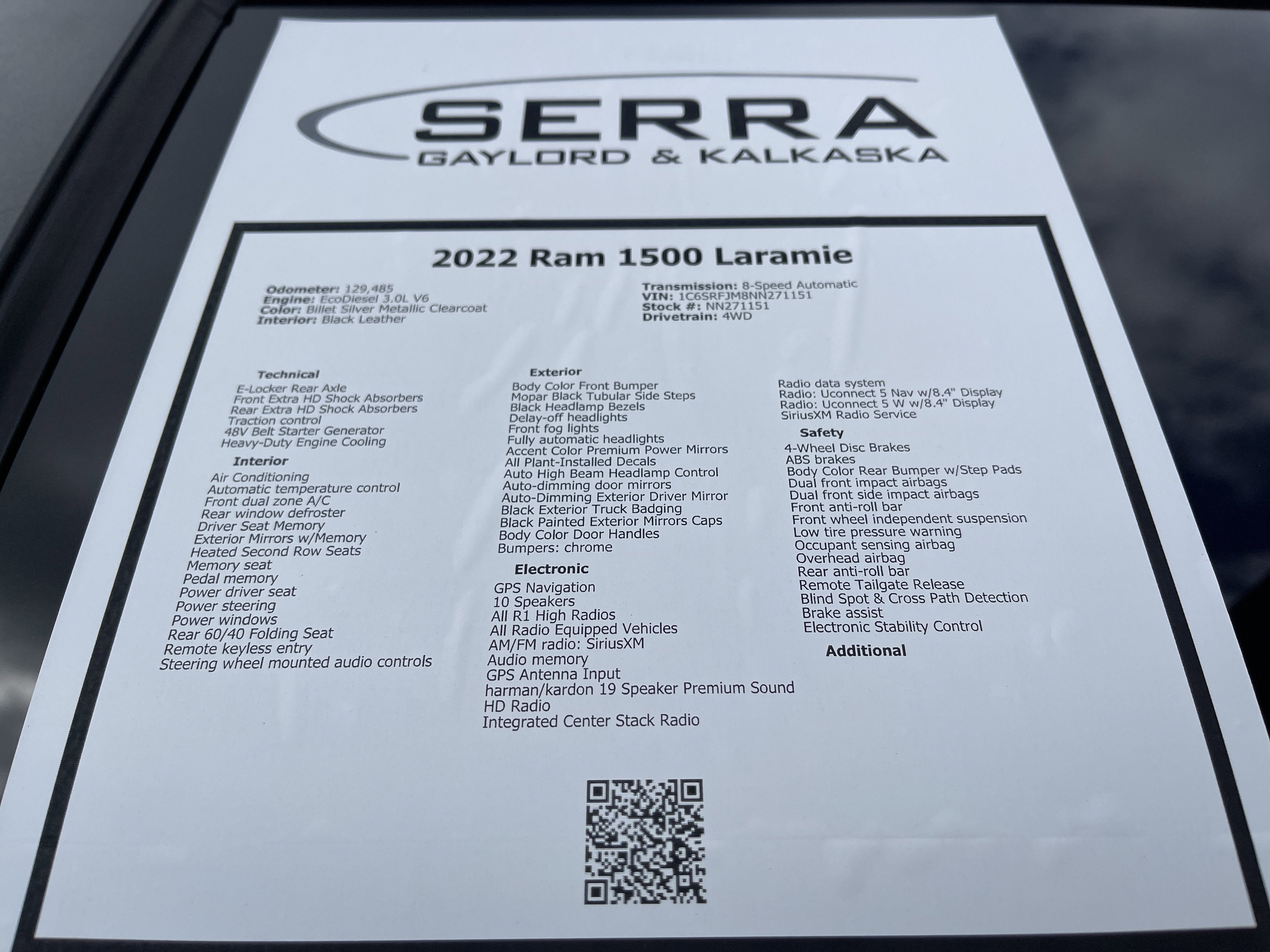 2022 RAM 1500 Laramie