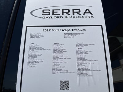 2017 Ford Escape Titanium