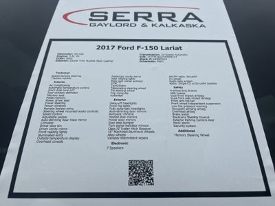 2017 Ford F-150 Lariat