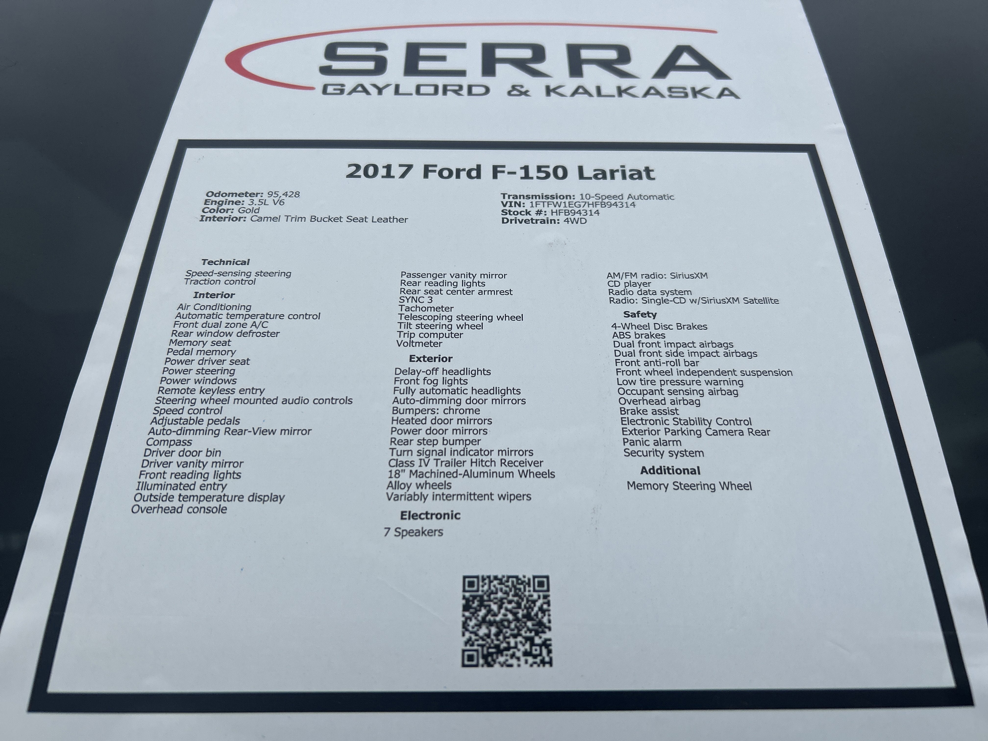 2017 Ford F-150 Lariat