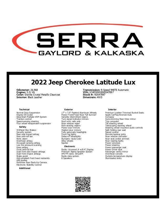 2022 Jeep Cherokee Altitude