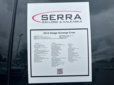 2013 Dodge Durango Crew
