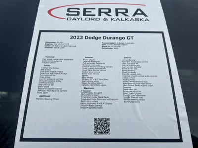 2023 Dodge Durango GT