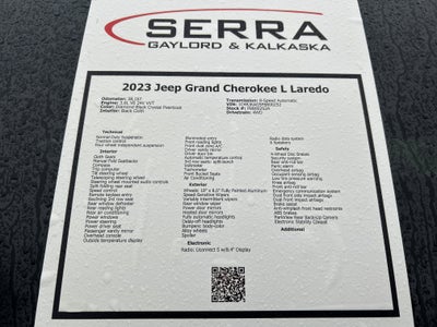 2023 Jeep Grand Cherokee L Laredo 4x4