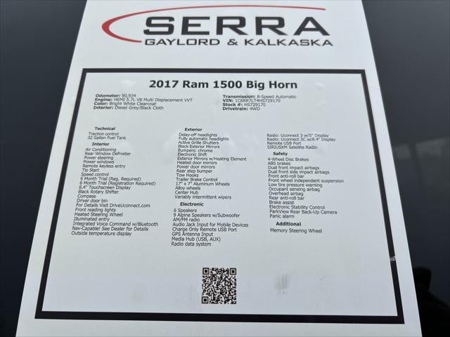 2017 RAM 1500 SLT