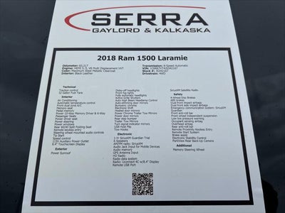 2018 RAM 1500 Laramie