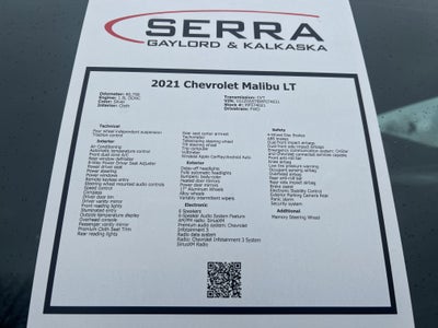 2021 Chevrolet Malibu LT