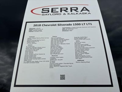 2018 Chevrolet Silverado 1500 1LT