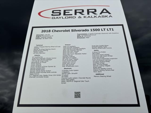 2018 Chevrolet Silverado 1500 1LT