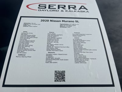 2020 Nissan Murano SL