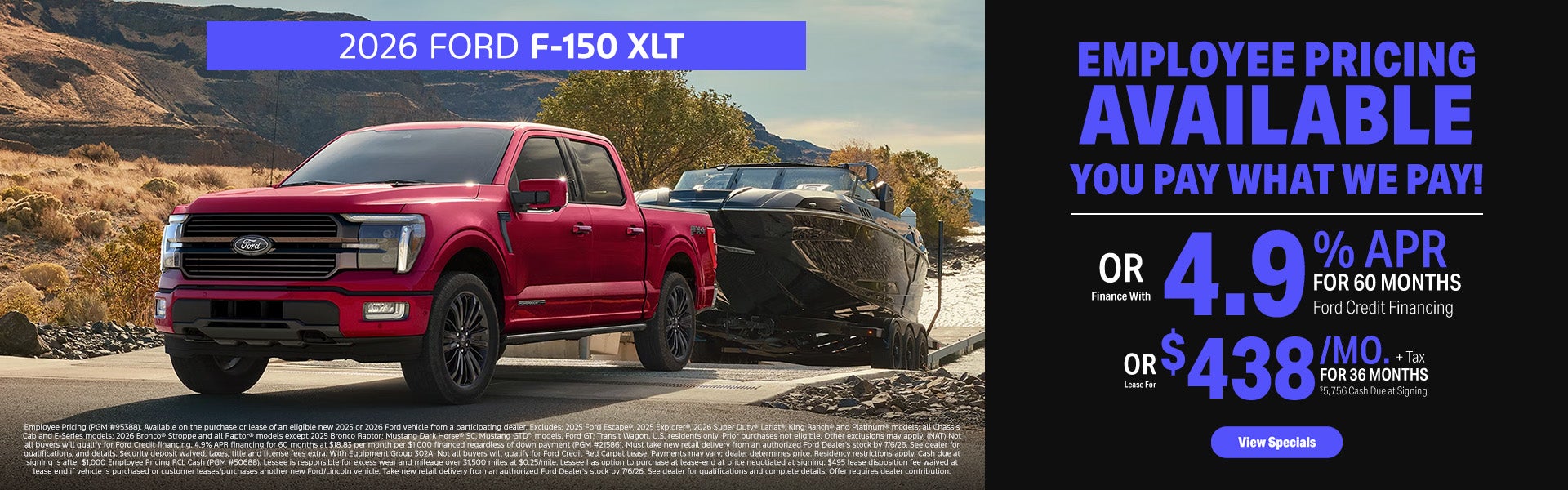 Employee Pricing Available - F-150